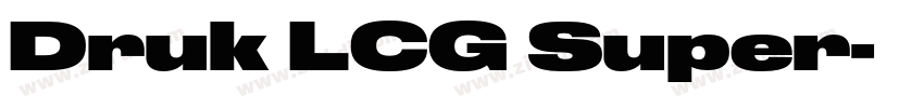 Druk LCG Super字体转换